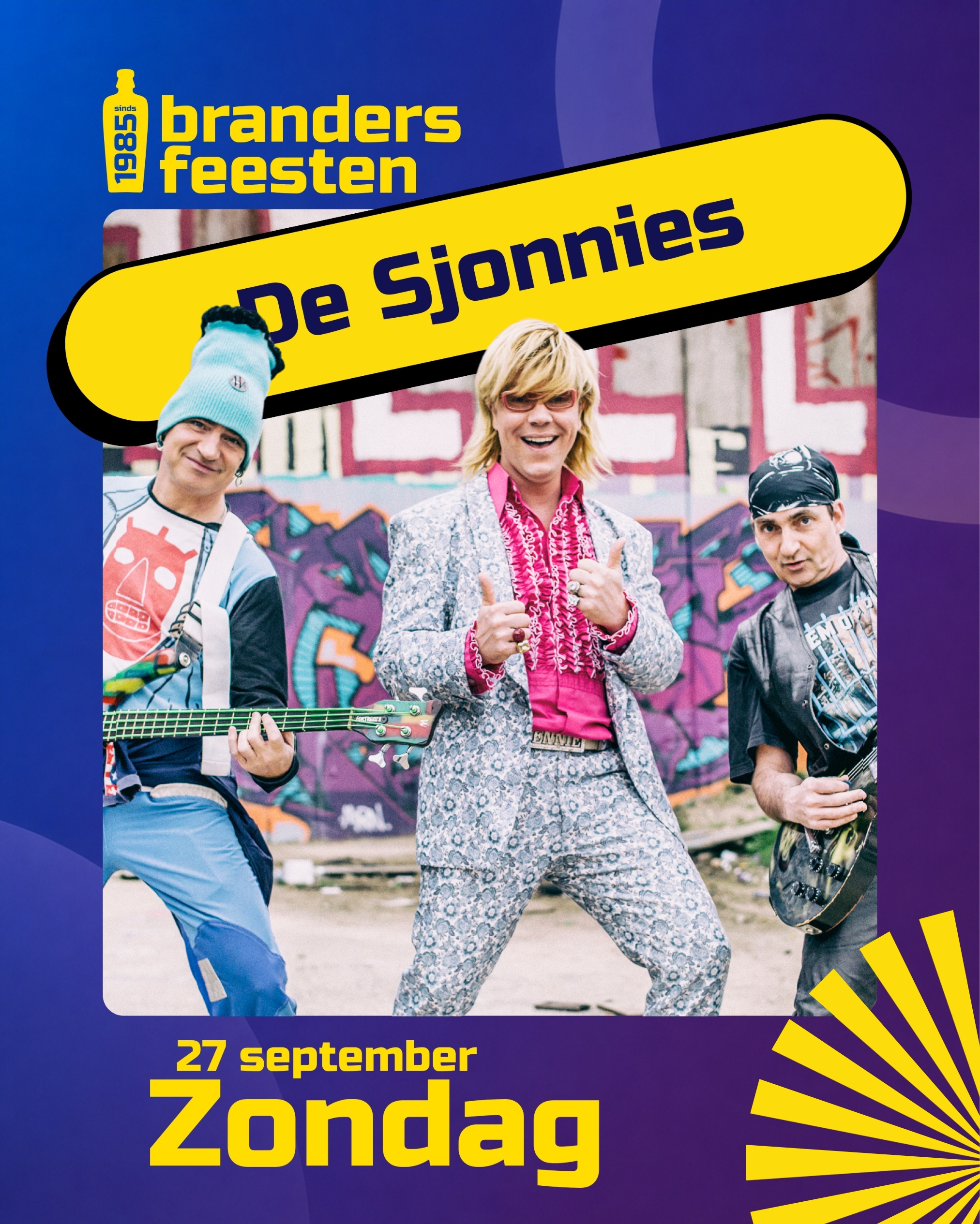 De Sjonnies tijdens de Brandersfeesten 2026