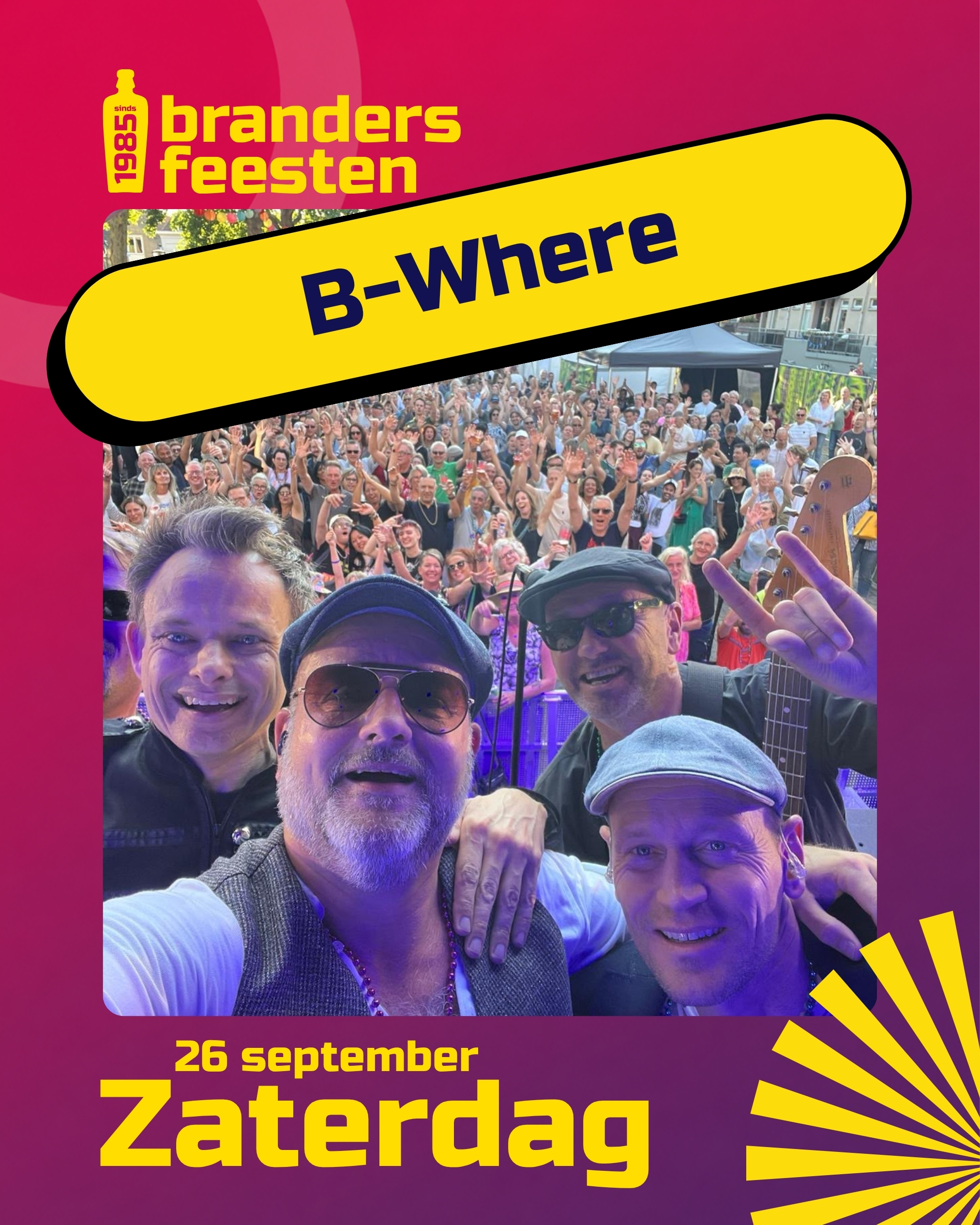 B-Where tijdens de Brandersfeesten 2026